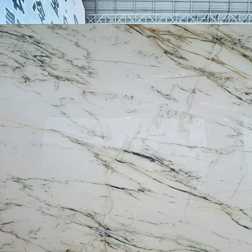 chinese calacatta white — رخام